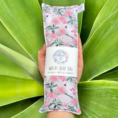 Cockatoos in the Trees - Wheat Heat Bag - Mini Size