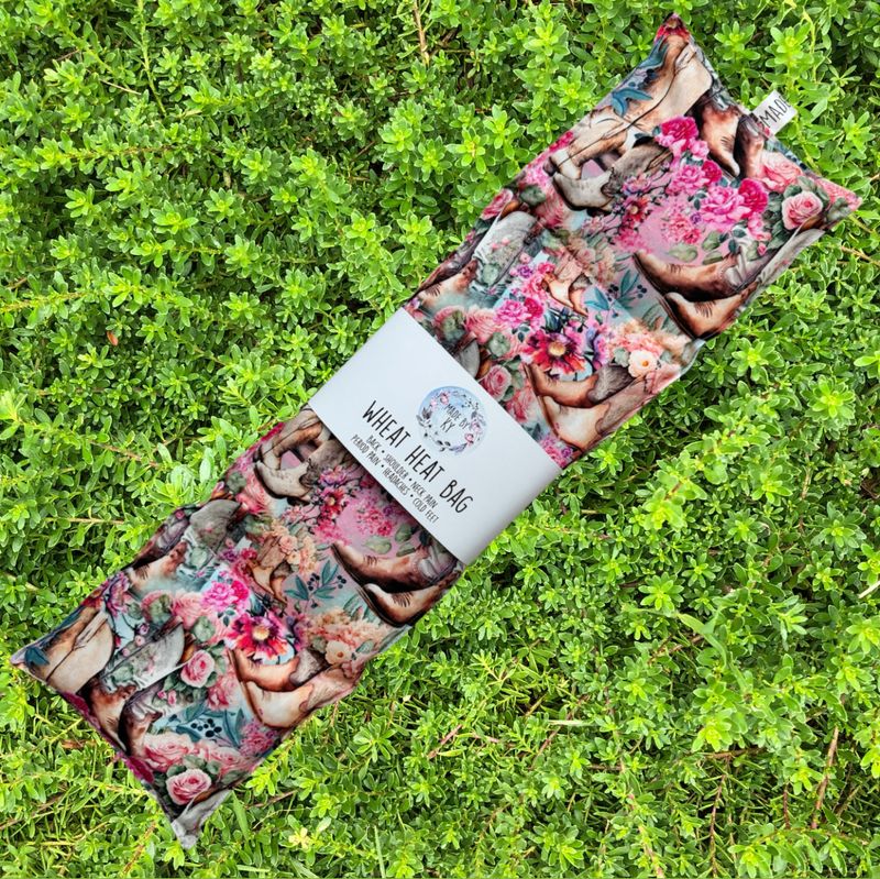 Cowgirl Boots - Wheat Heat Bag - XL Size