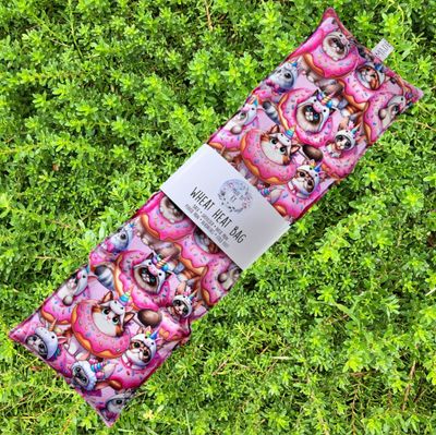 Doughnut Kitty Unicorns - Wheat Heat Bag - XL Size