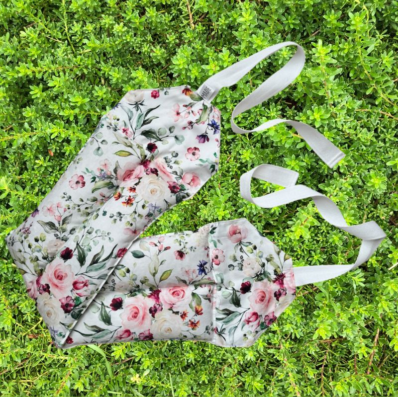 Flower Boquet - Wheat Heat Bag - Super Size with Ties