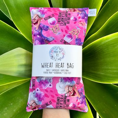 Crazy Grandma - Wheat Heat Bag - Regular Size