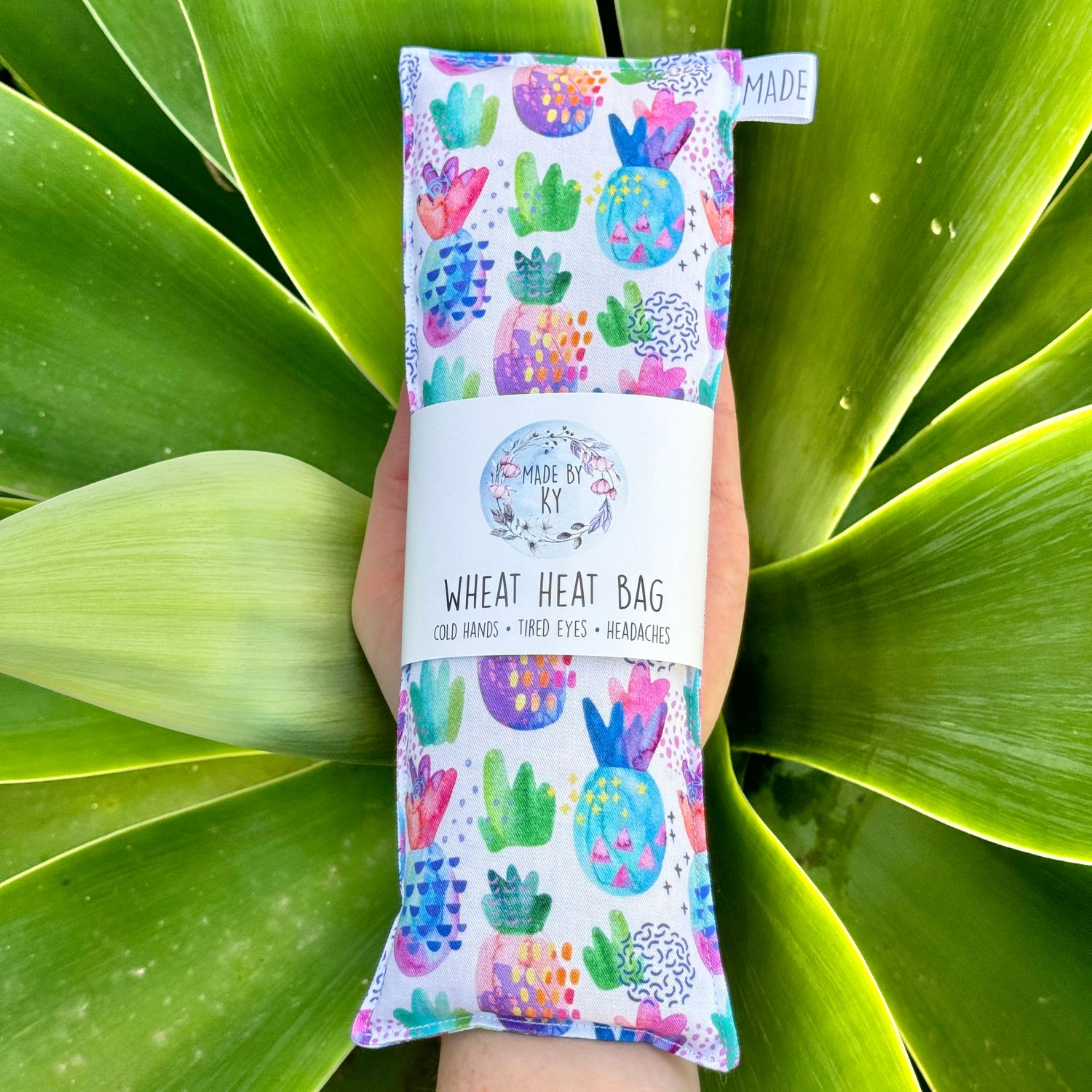 Colourful Pineapples - Wheat Heat Bag - Mini Size