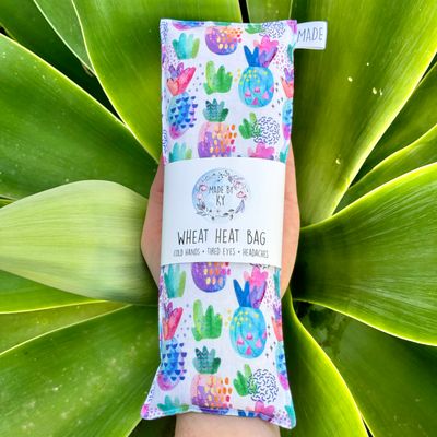 Colourful Pineapples - Wheat Heat Bag - Mini Size