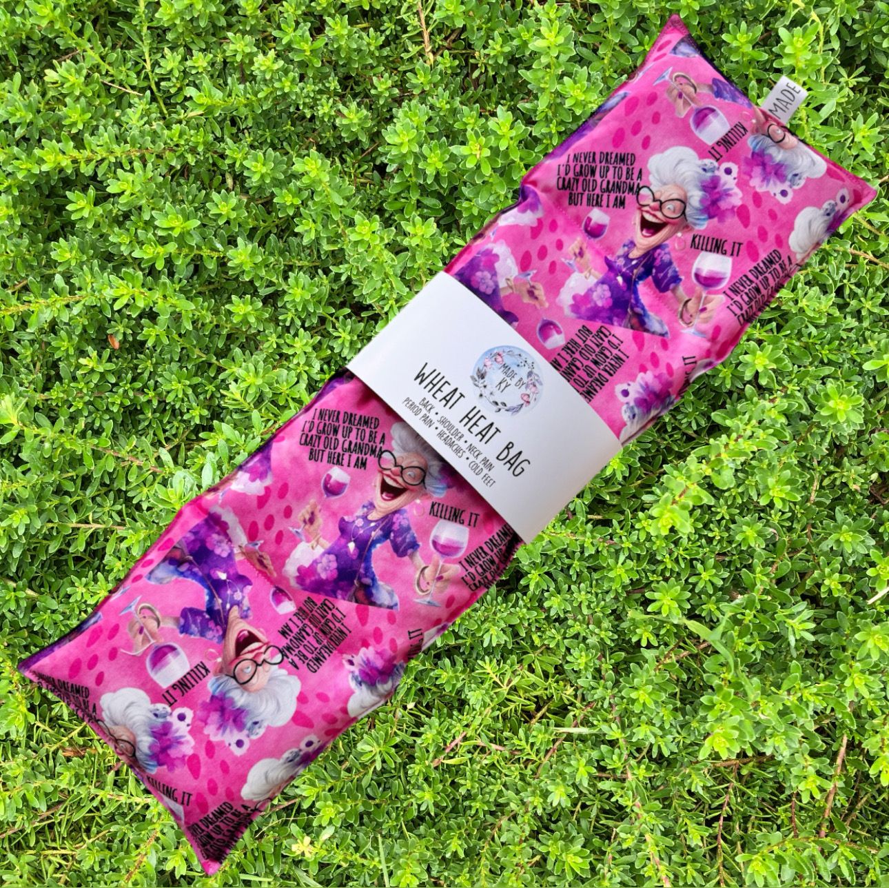 Crazy Grandma - Wheat Heat Bag - XL Size