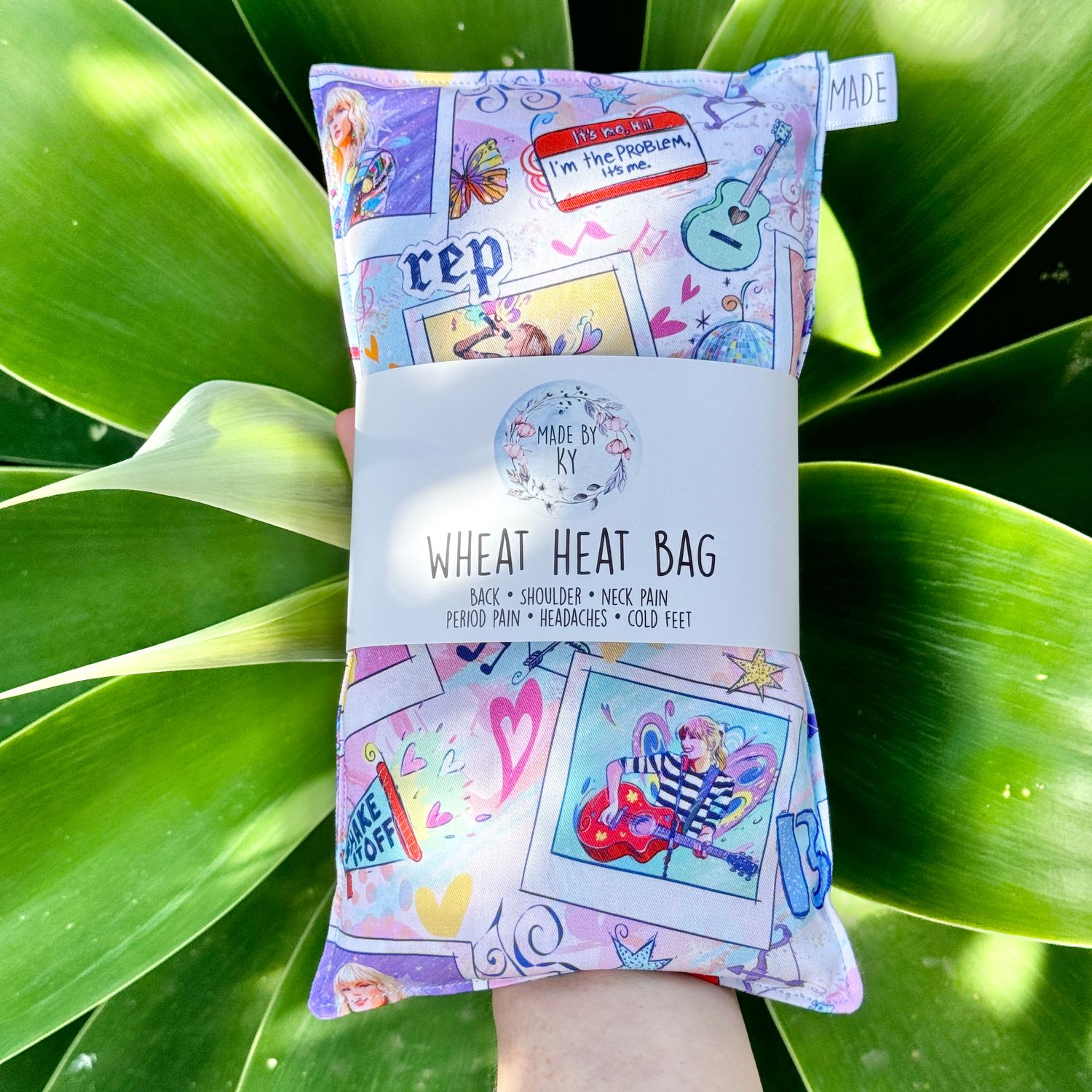 Swiftie Polaroids - Wheat Heat Bag - Regular Size