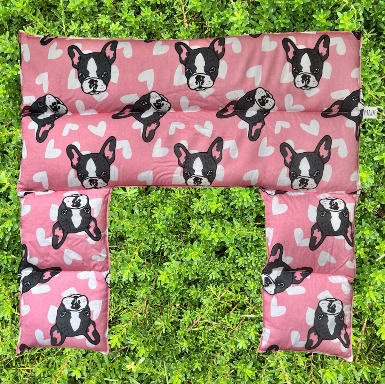 Frenchie Love - Wheat Heat Bag - Over The Shoulder XXXL