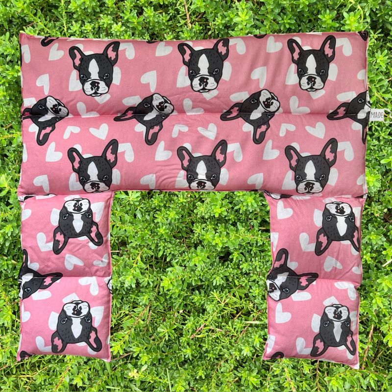 Frenchie Love - Wheat Heat Bag - Over The Shoulder XXXL