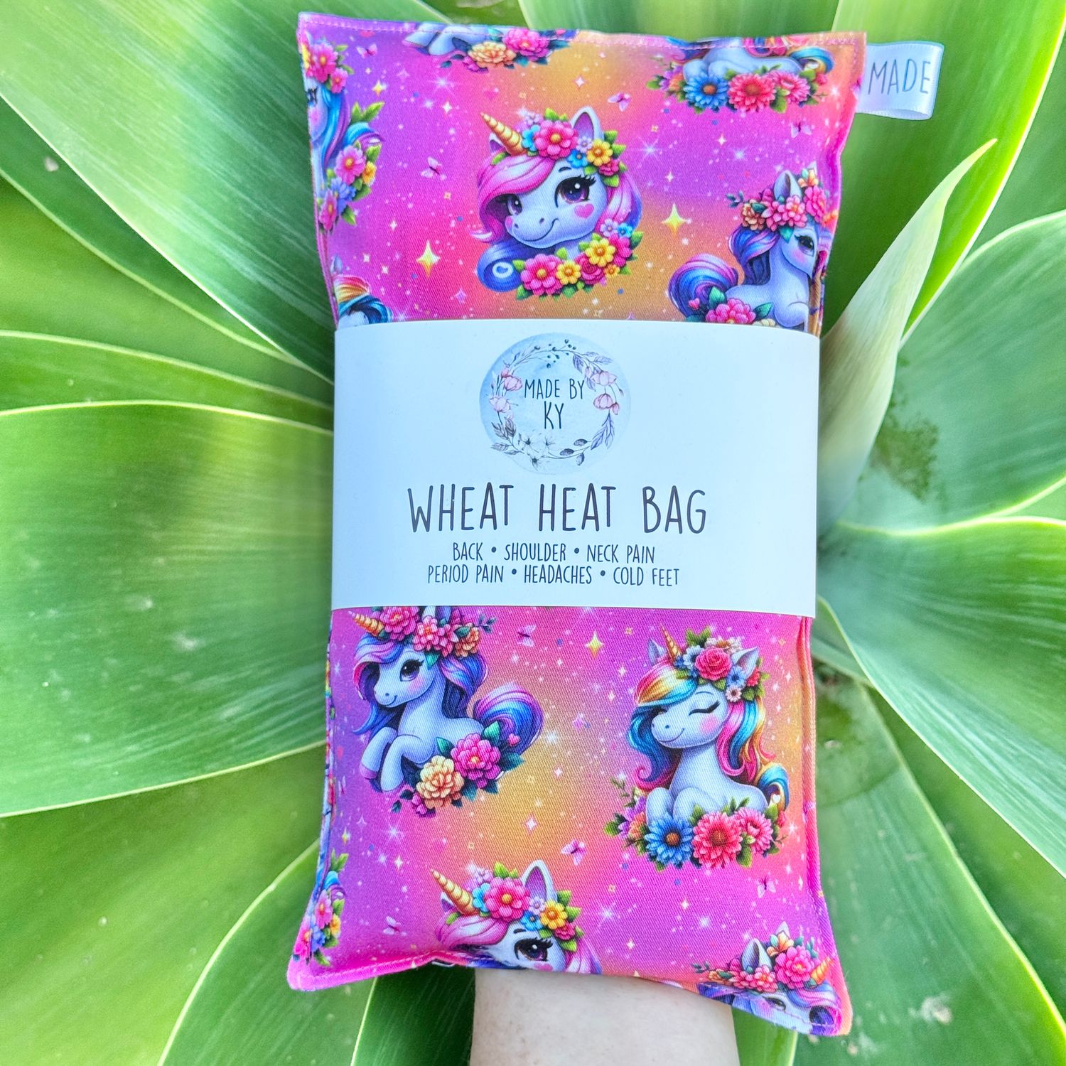 Cutie Unicorns  - Wheat Heat Bag - Regular Size