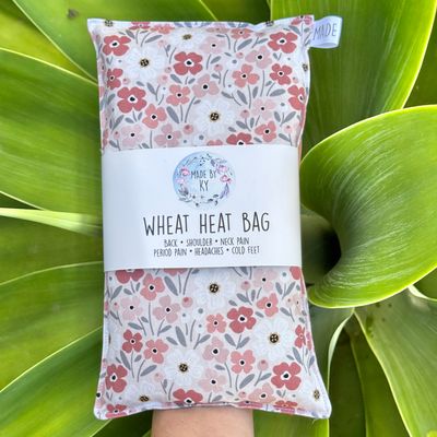 Dusty Flower Fields - Wheat Heat Bag - Regular Size