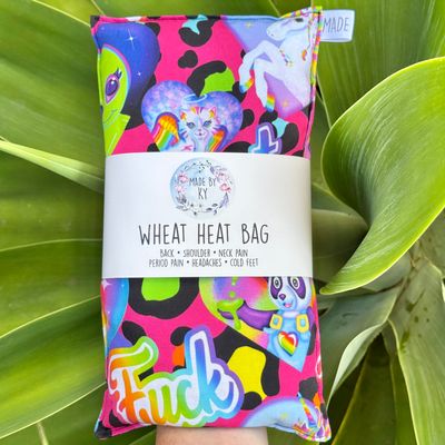 Swears -  Lisa Frank Style - Wheat Heat Bag - Regular Size