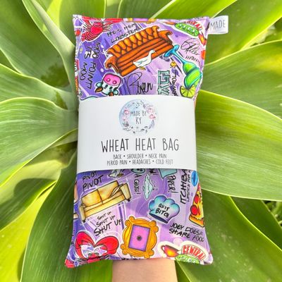 Friends Phrases - Wheat Heat Bag - Regular Size