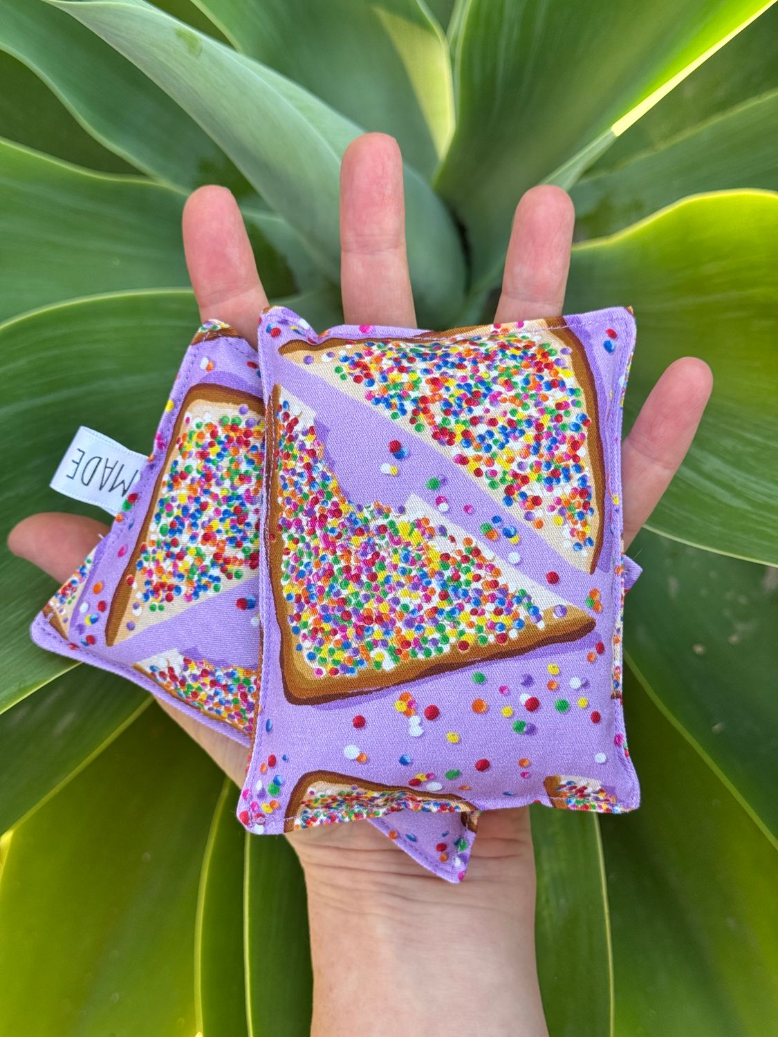 Fairy Bread Purple - Wheat Heat Bag - Tiny Size