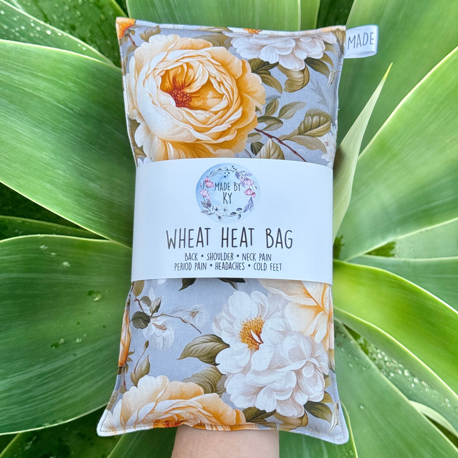 Peony Rose Garden - Wheat Heat Bag - Regular Size