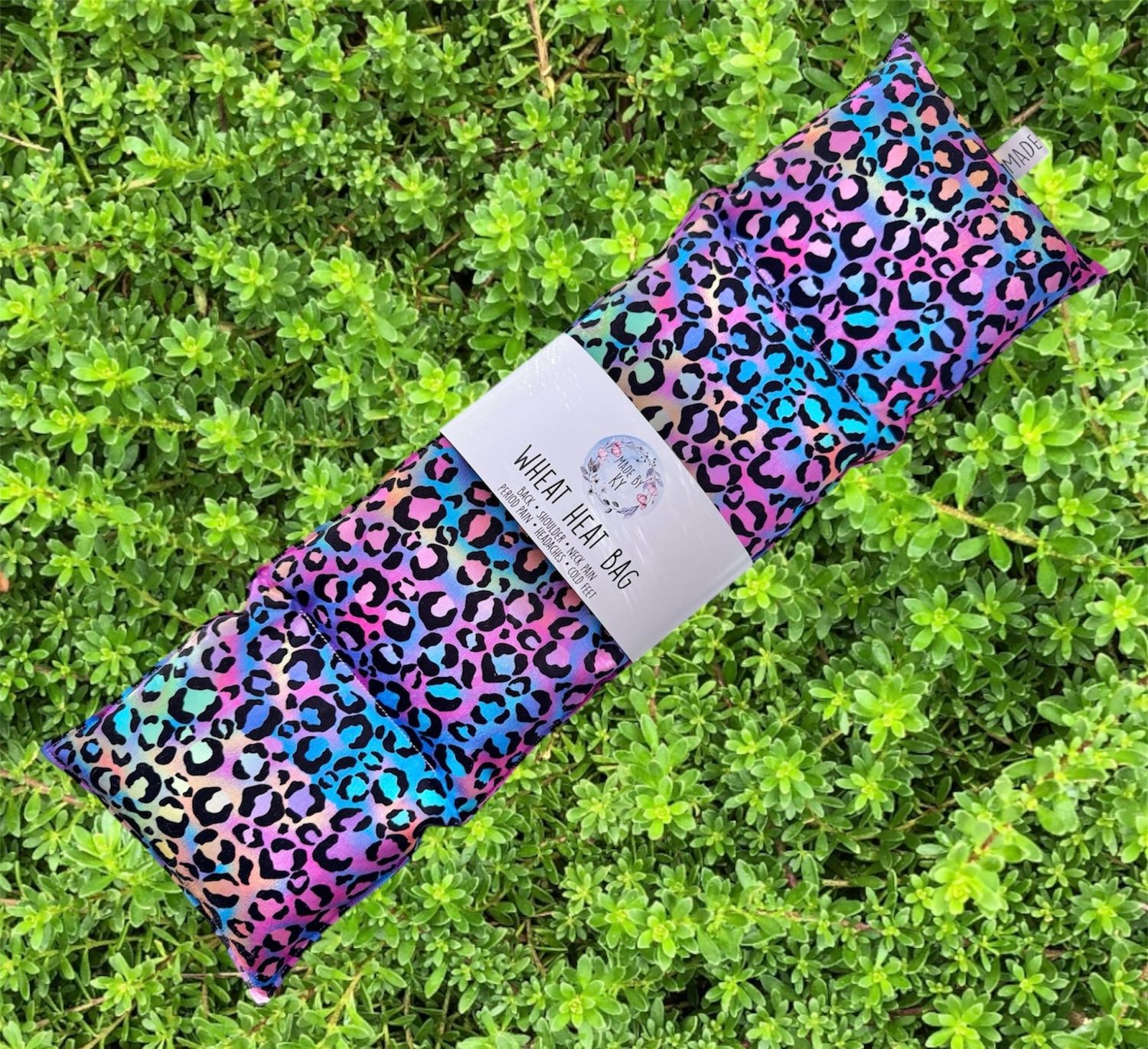 Rainbow Leopard - Wheat Heat Bag - XL Size