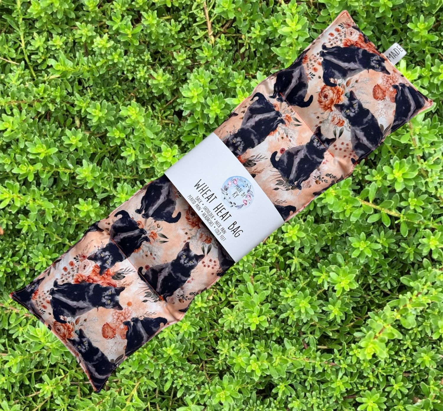 Black Cats - Wheat Heat Bag - XL Size