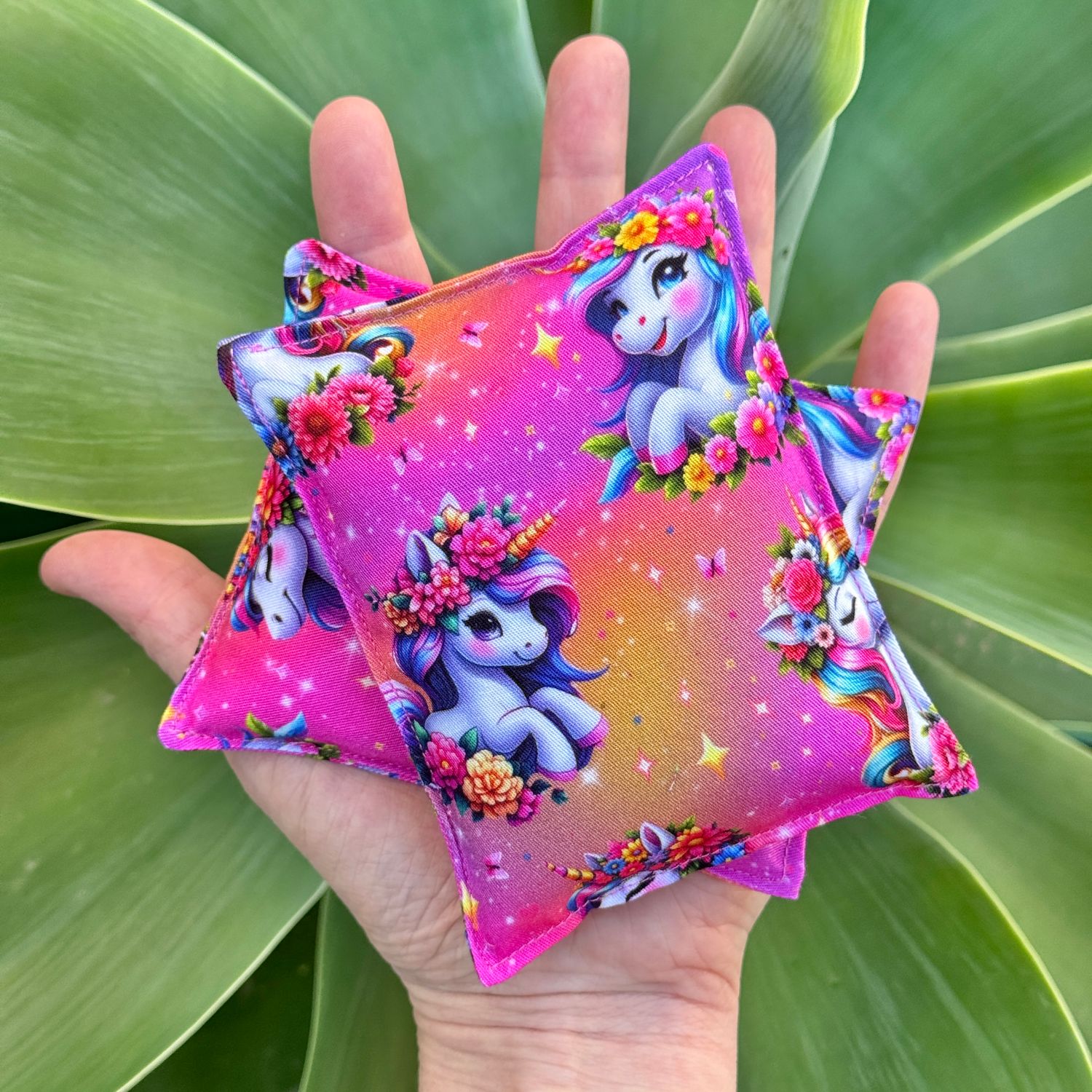 Magical Unicorns - Wheat Heat Bag - Tiny Size