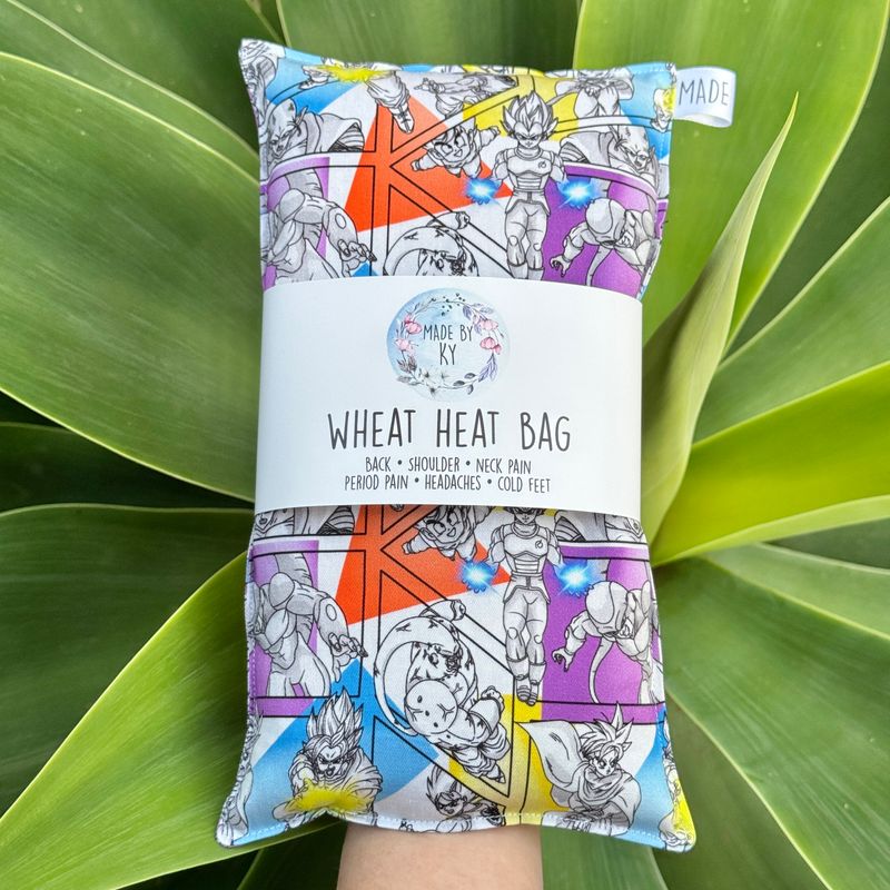 DBZ Fighters - Wheat Heat Bag - Regular Size