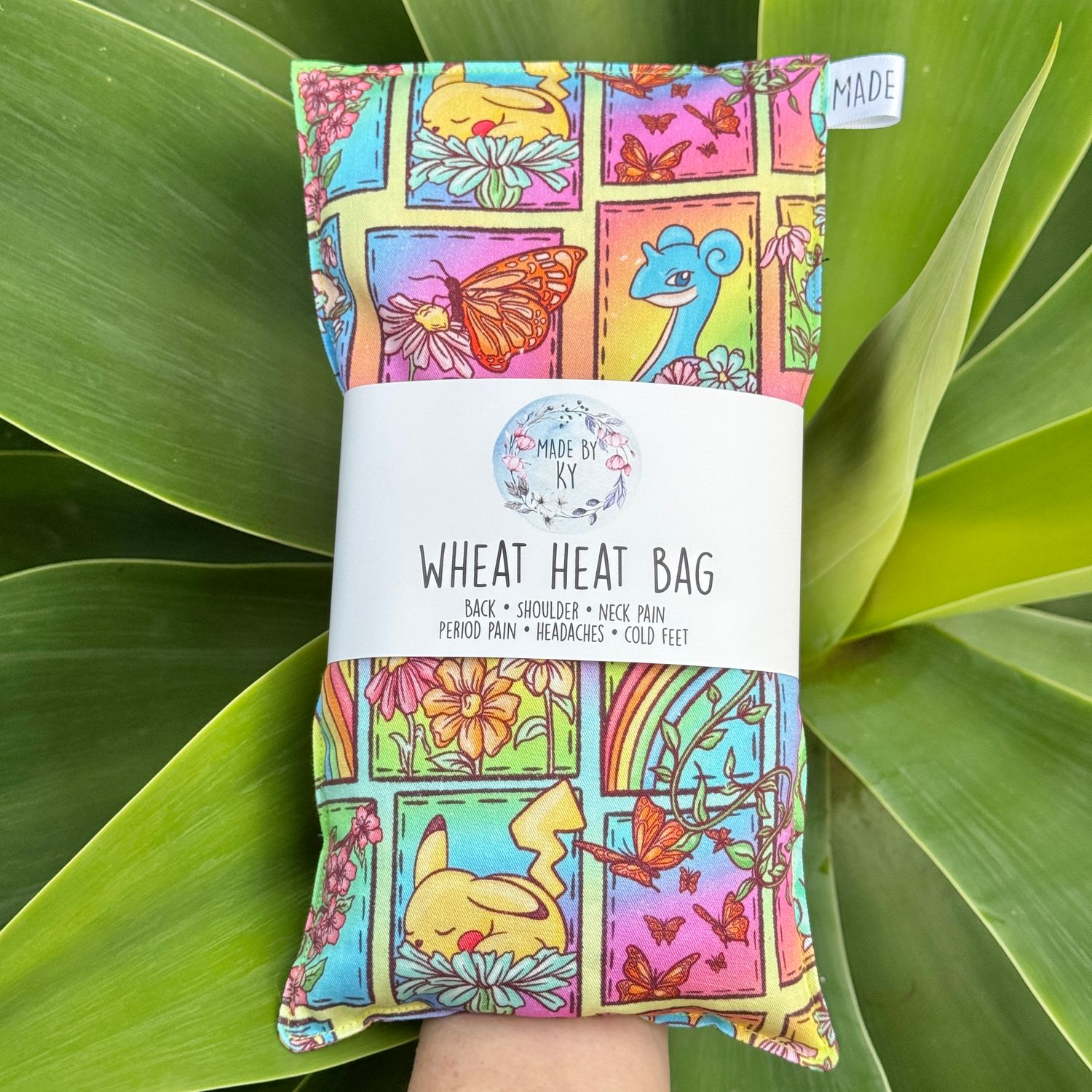 Rainbow Poke - Wheat Heat Bag - Regular Size