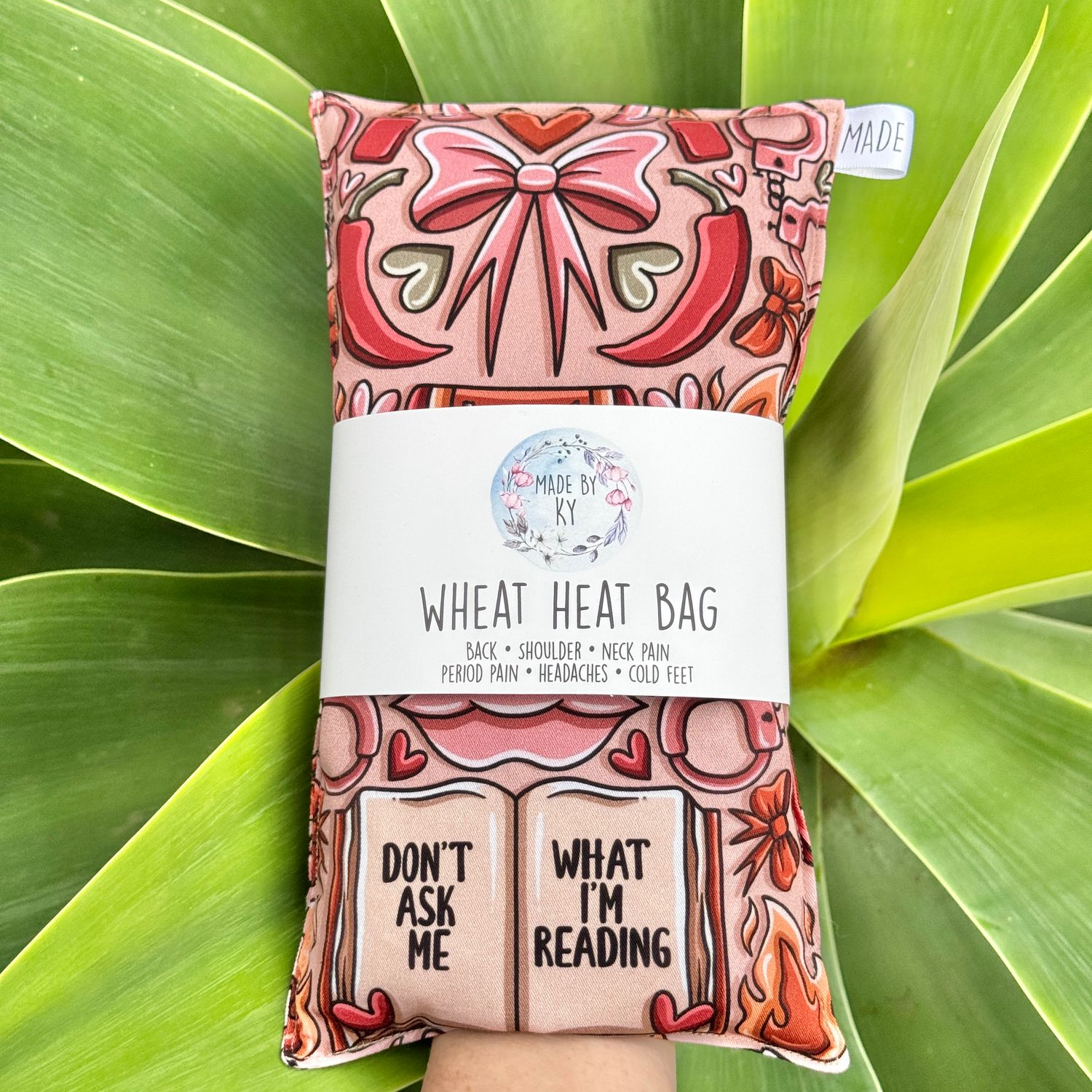 Smutty Book Club - Wheat Heat Bag - Regular Size