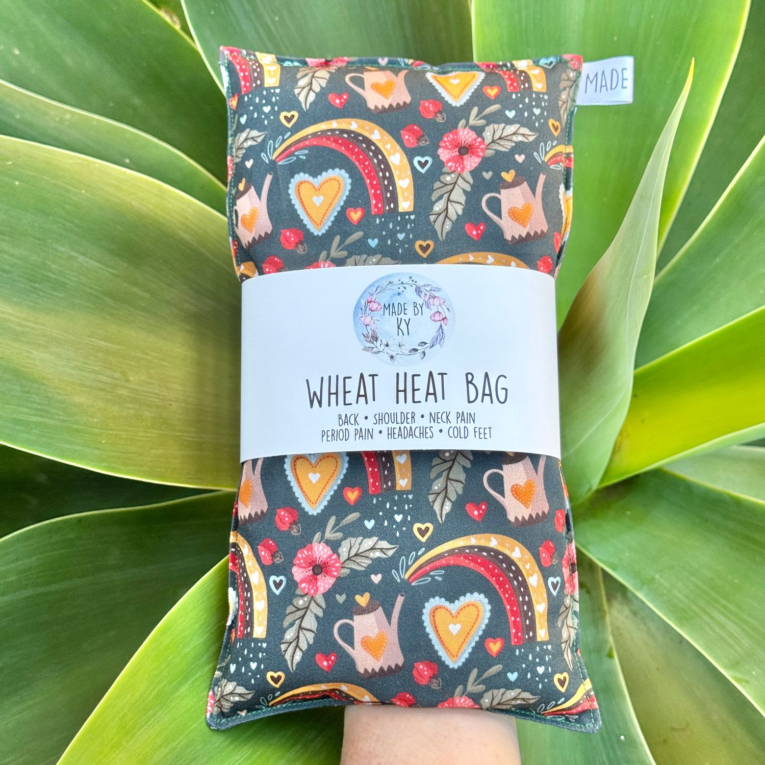 Love Grows Here - Wheat Heat Bag - Regular Size