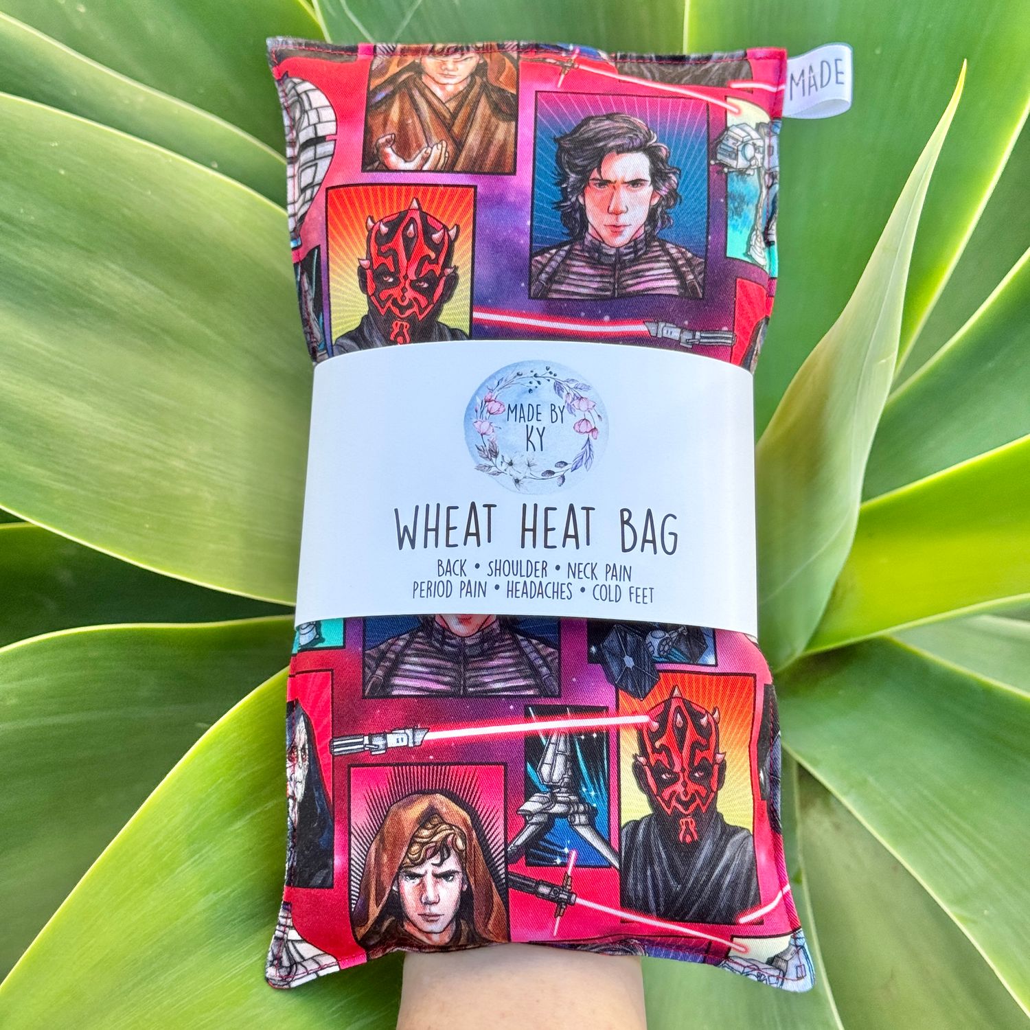 Red Galaxy Far Away - Wheat Heat Bag - Regular Size