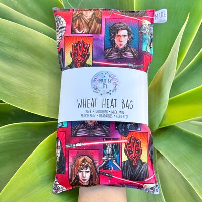 Red Galaxy Far Away - Wheat Heat Bag - Regular Size