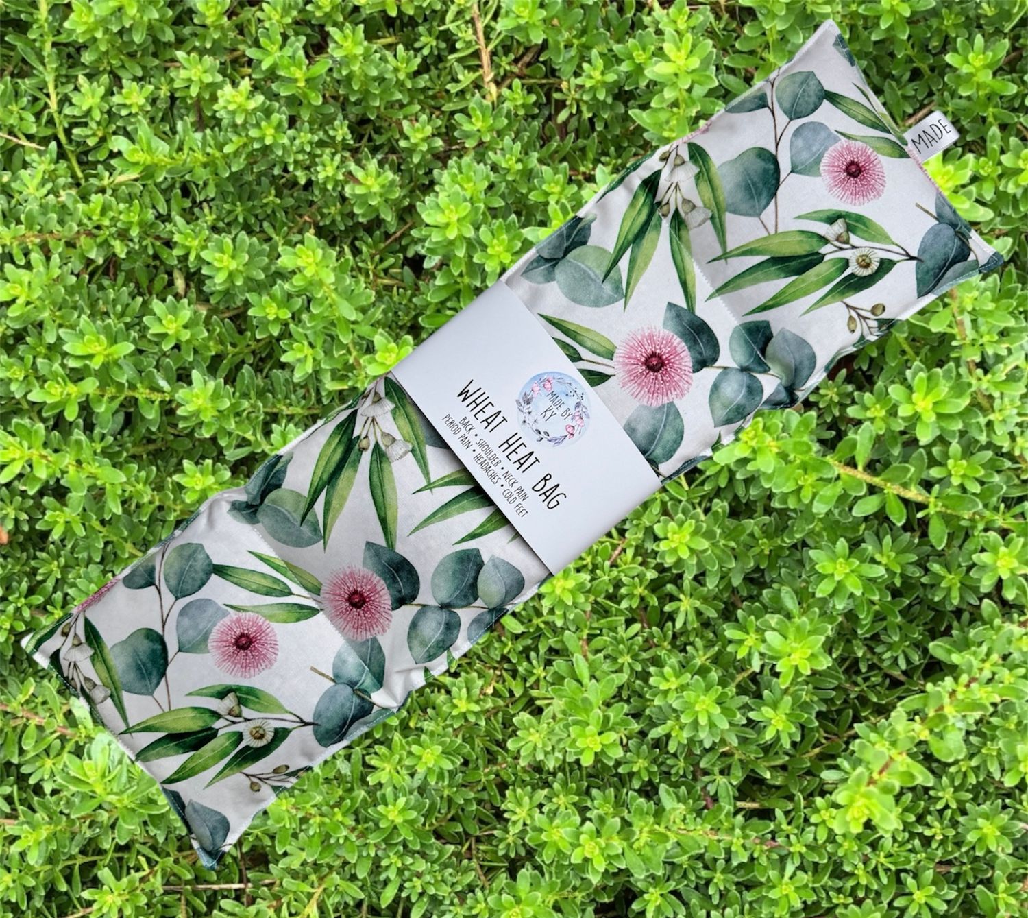 Flowering Eucalyptus - Wheat Heat Bag - XL Size
