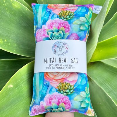 Crystals &amp; Succulents - Wheat Heat Bag - Regular Size