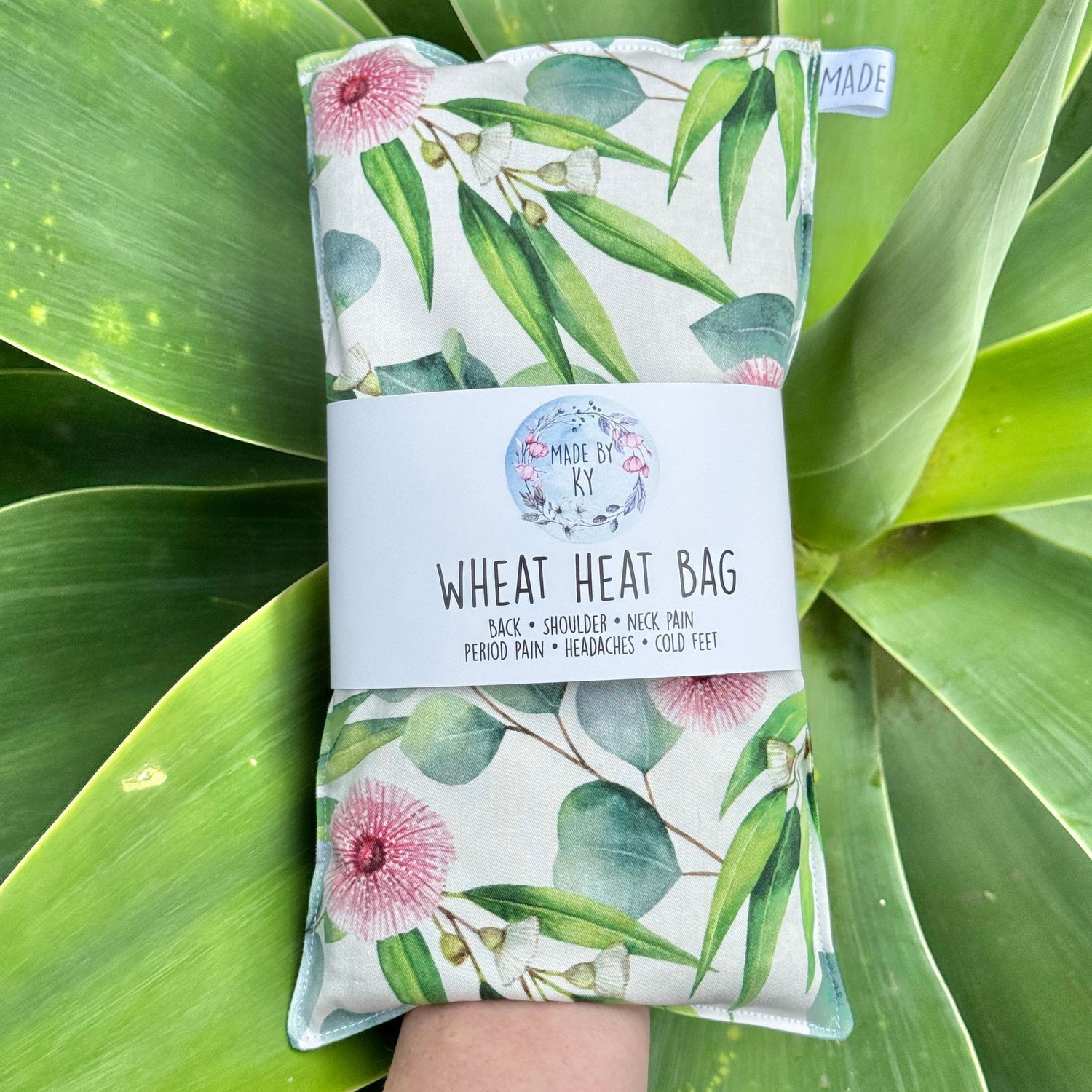 Flowering Eucalyptus - Wheat Heat Bag - Regular Size