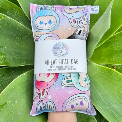 Labubu Rainbow - Wheat Heat Bag - Regular Size