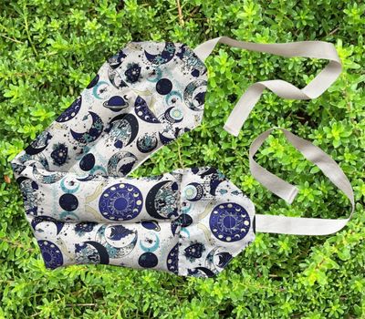 Mystical Moons - Wheat Heat Bag - Super Size with Ties