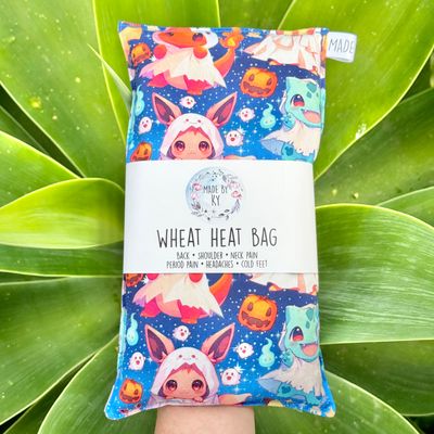 Poke Ghosts - Wheat Heat Bag - Regular Size