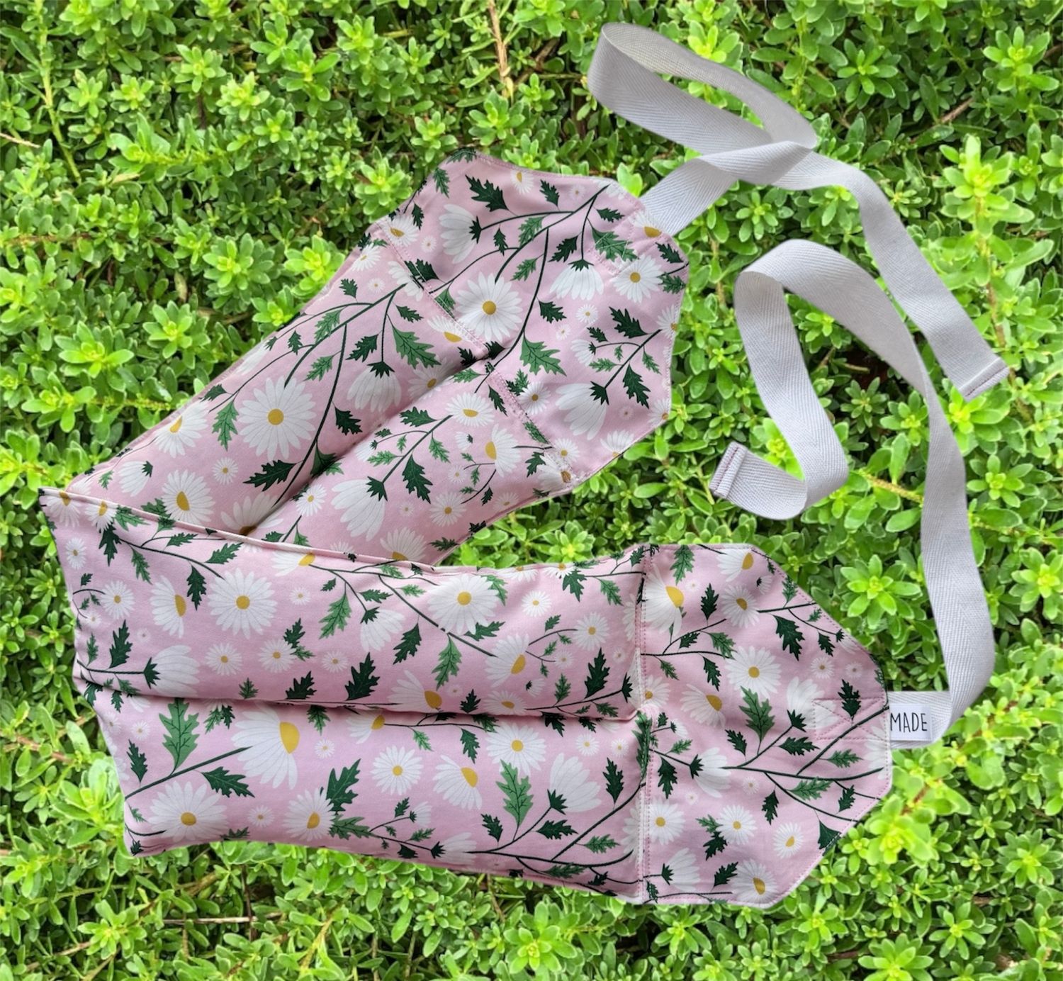 Daisy Garden - Wheat Heat Bag - Super Size with Ties