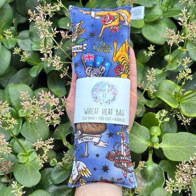 True Blue - Wheat Heat Bag - Mini Size
