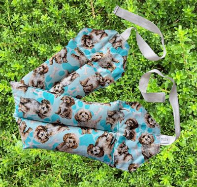 Cavoodles - Wheat Heat Bag - Super Size with Ties