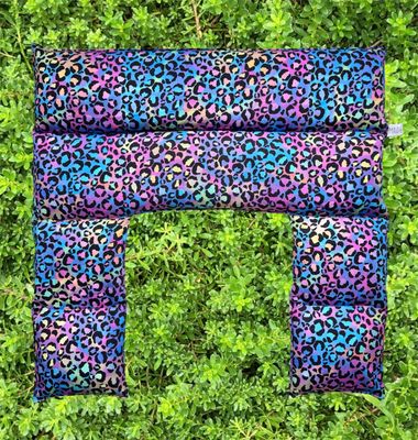 Rainbow Leopard - Wheat Heat Bag - Over The Shoulder XXXL