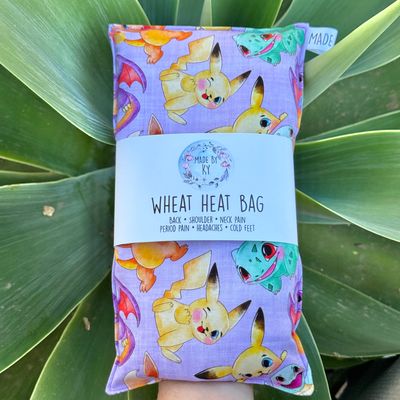 Purple Poke - Wheat Heat Bag - Regular Size