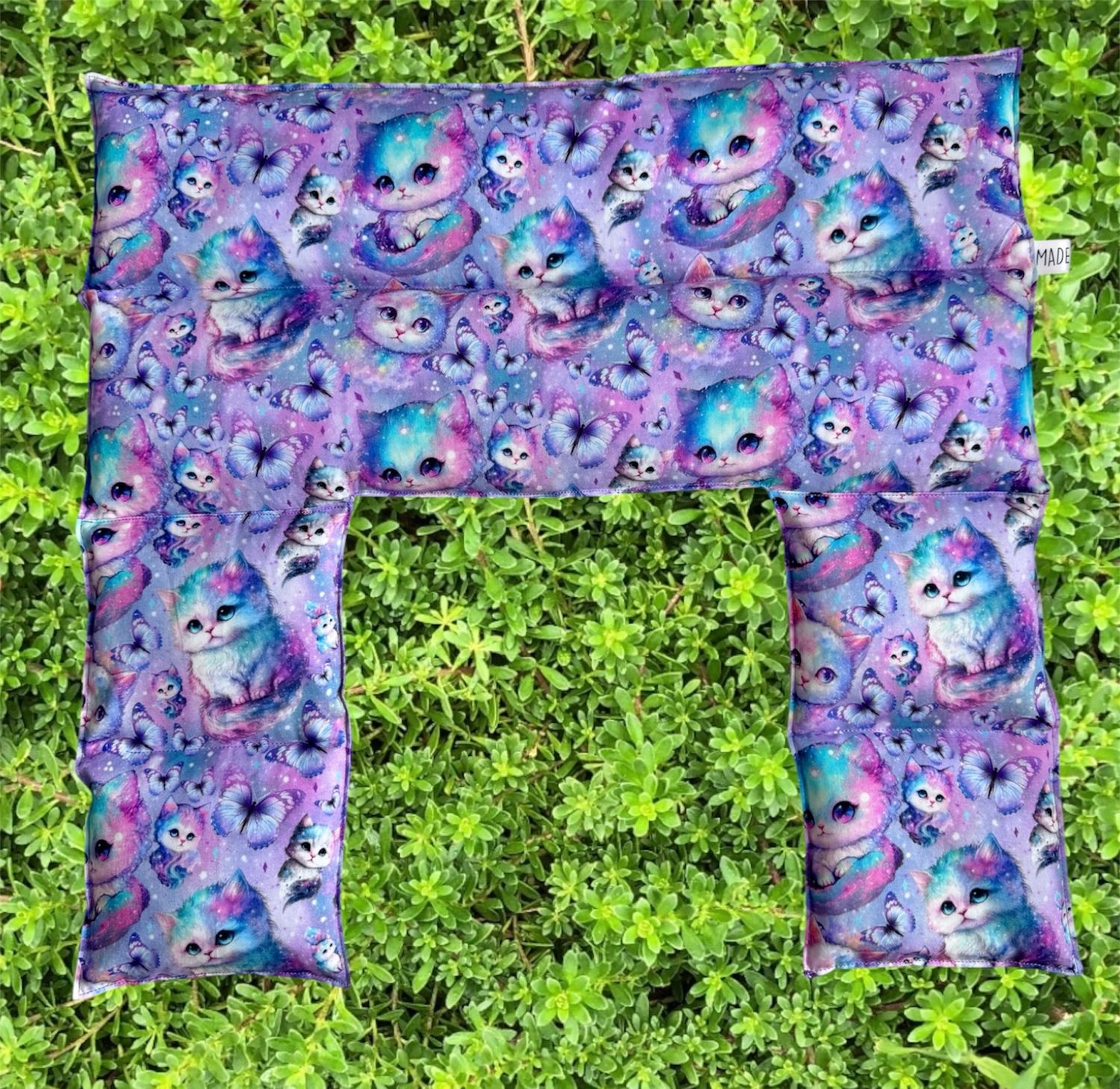 Kitties &amp; Butterflies - Wheat Heat Bag - Over The Shoulder XXXL