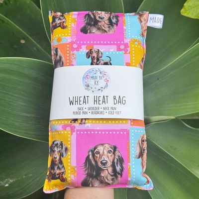 Colourful Dachshunds - Wheat Heat Bag - Regular Size