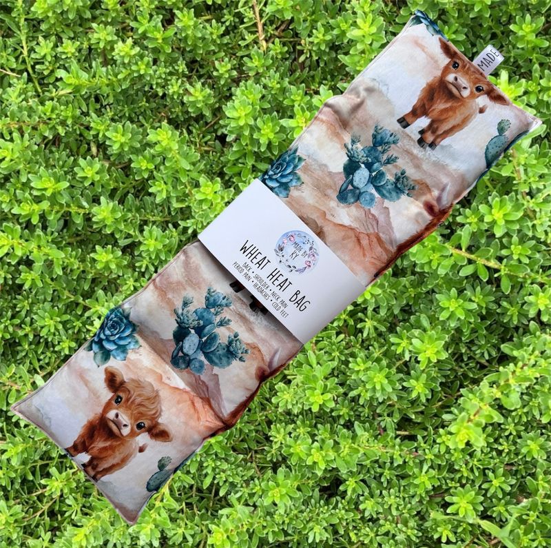 Baby Highland Cows - Wheat Heat Bag - XL Size