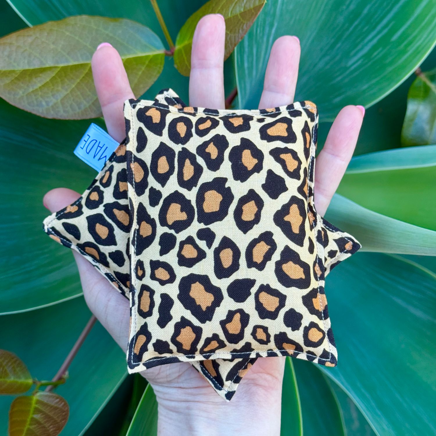 Leopard Print - Wheat Heat Bag - Tiny Size