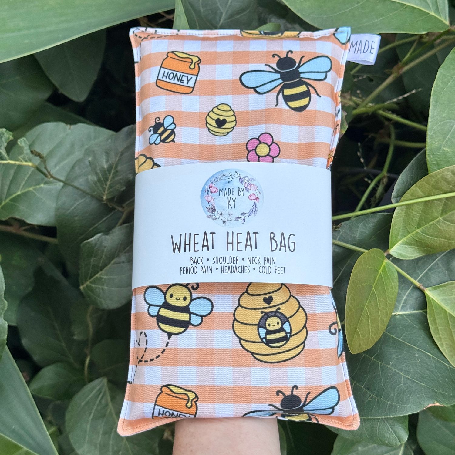 Honey Bees - Wheat Heat Bag - Regular Size