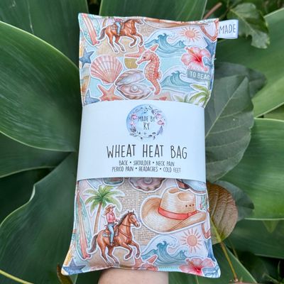 Beach Cowgirl - Wheat Heat Bag - Regular Size