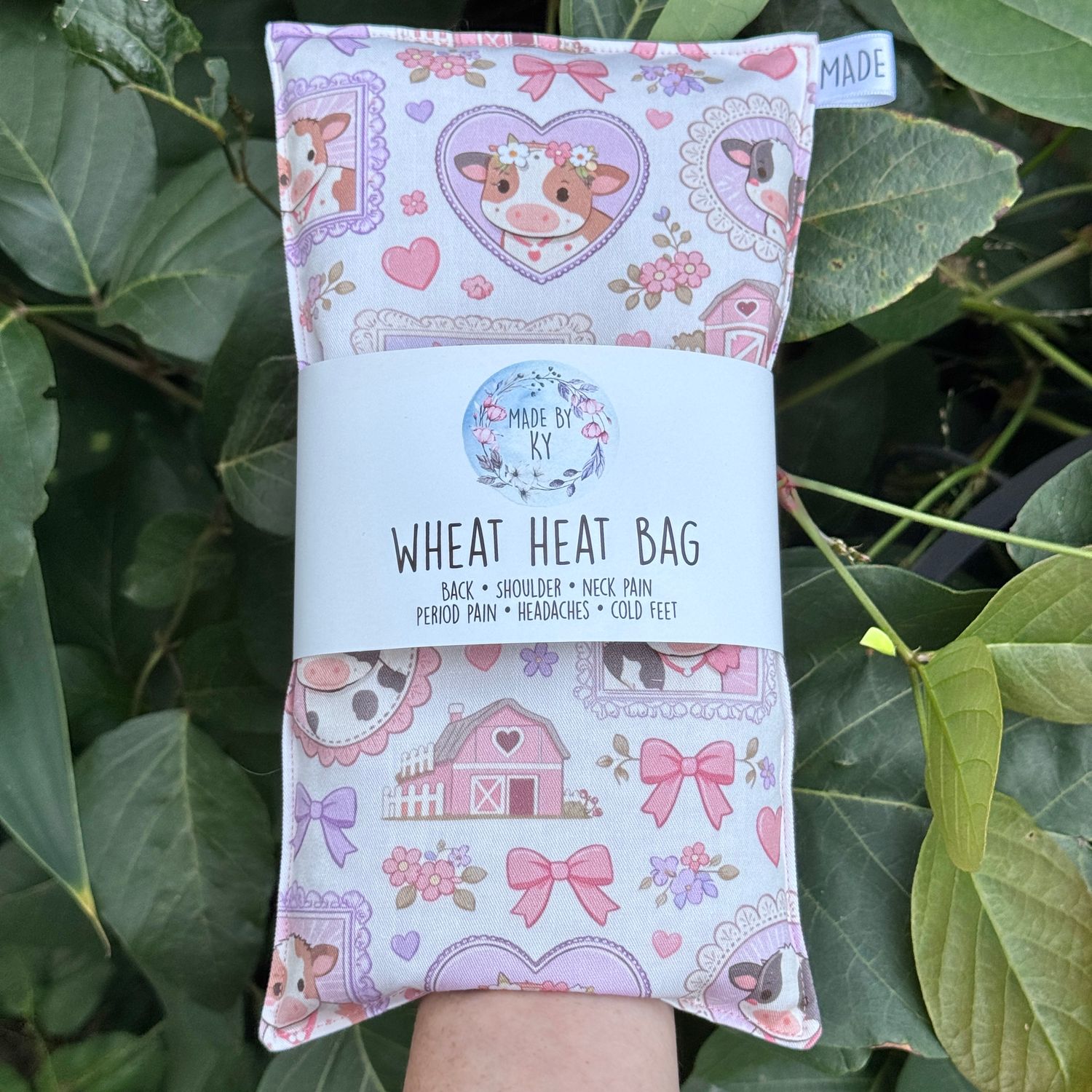 Adorable Country Cows - Wheat Heat Bag - Regular Size