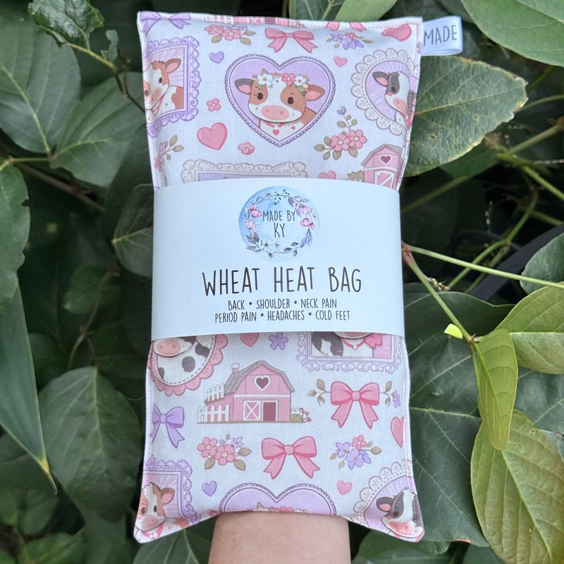 Adorable Country Cows - Wheat Heat Bag - Regular Size