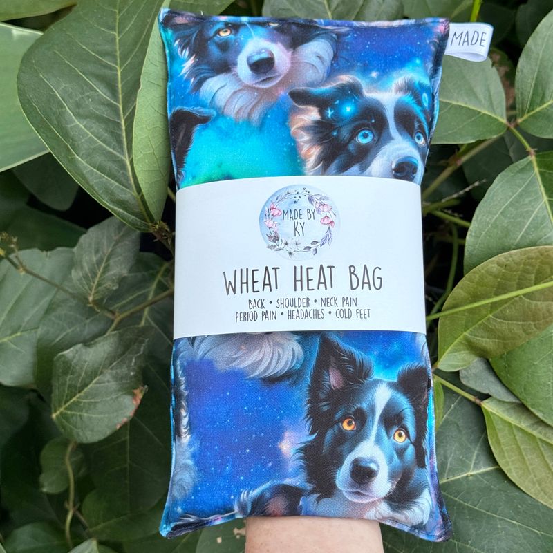 Border Collies - Wheat Heat Bag - Regular Size