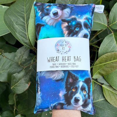 Border Collies - Wheat Heat Bag - Regular Size