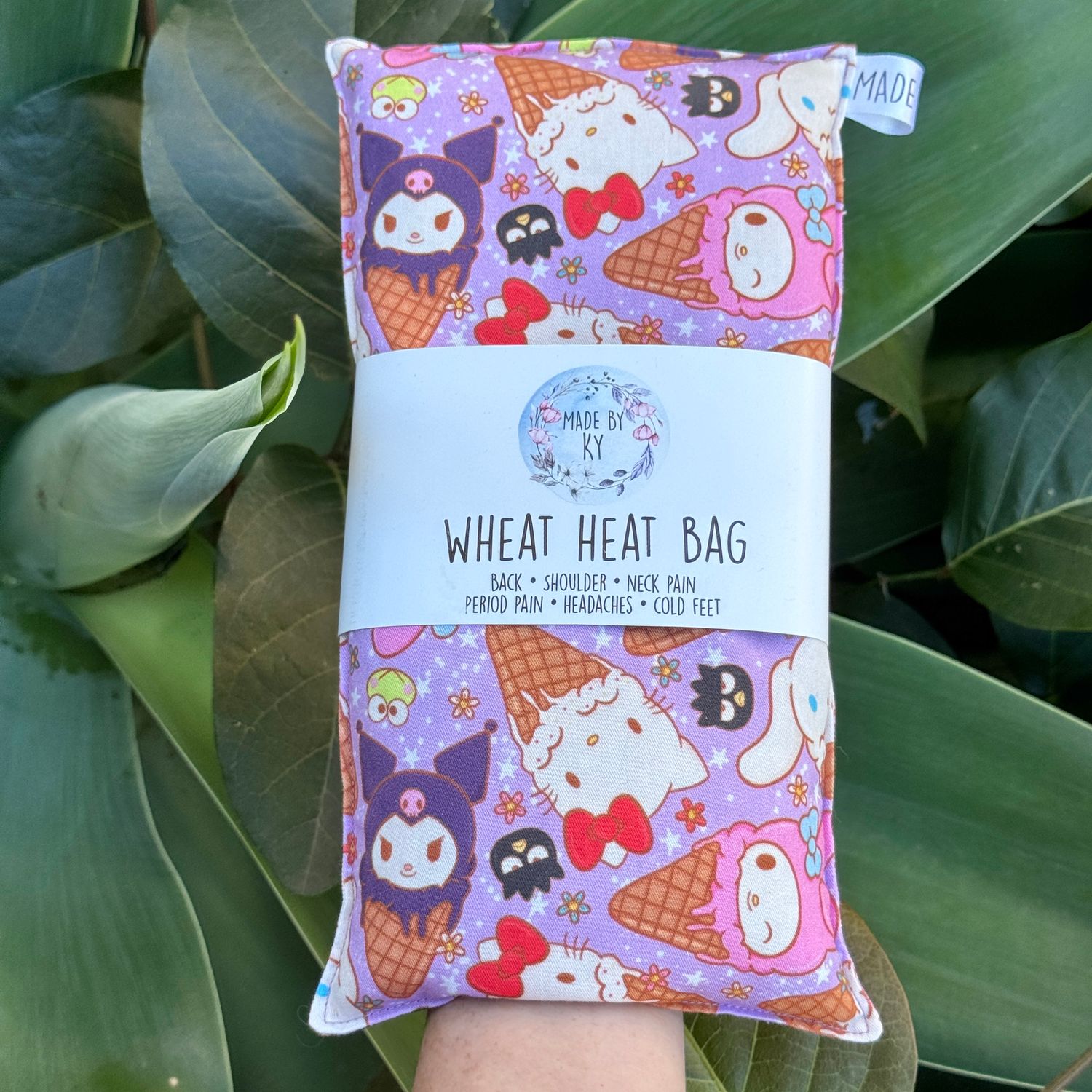 HK &amp; Friends Ice Creams - Wheat Heat Bag - Regular Size