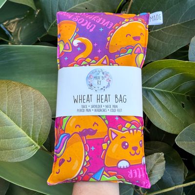Taco Cat - Wheat Heat Bag - Regular Size