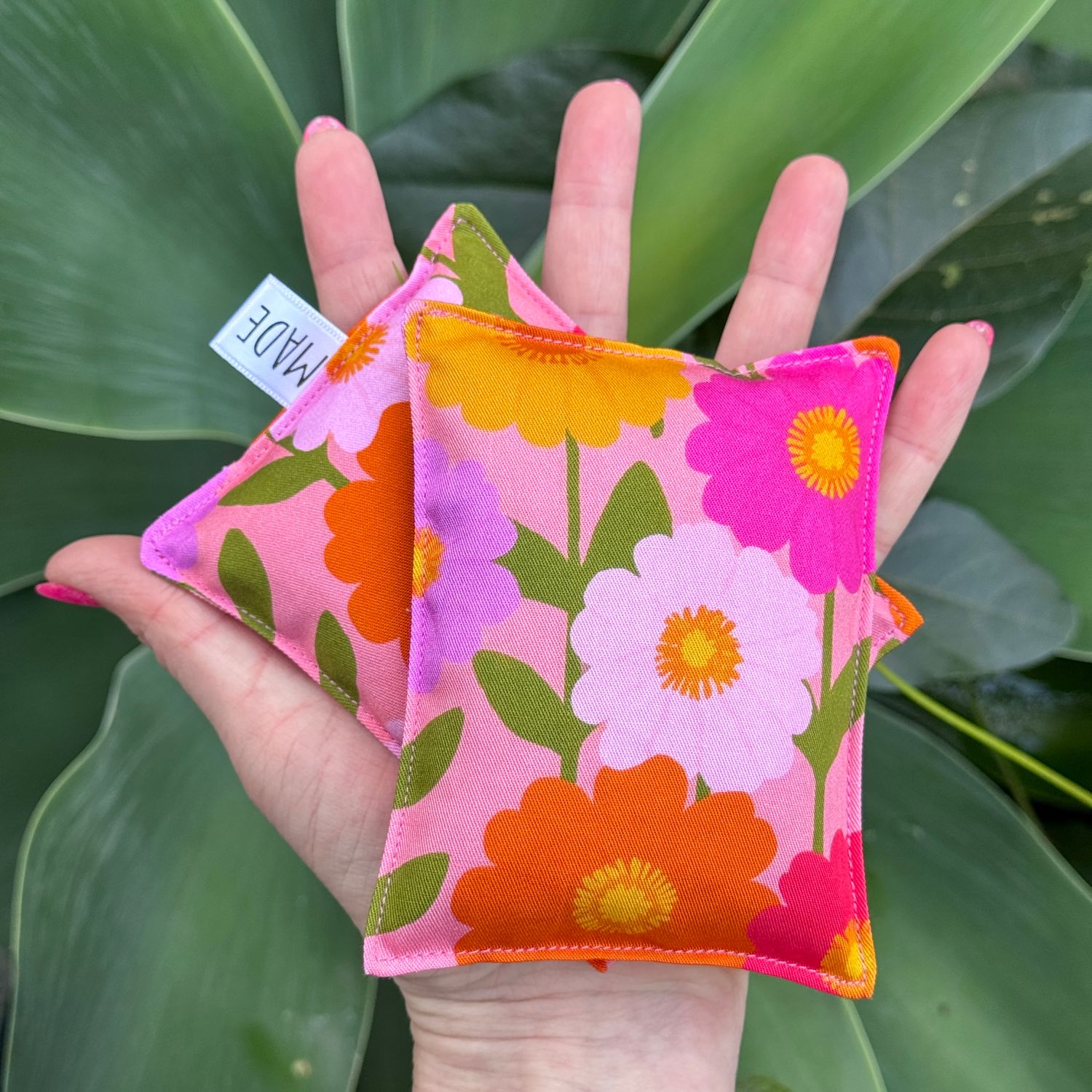 Bright Flower Fields - Wheat Heat Bag - Tiny Size